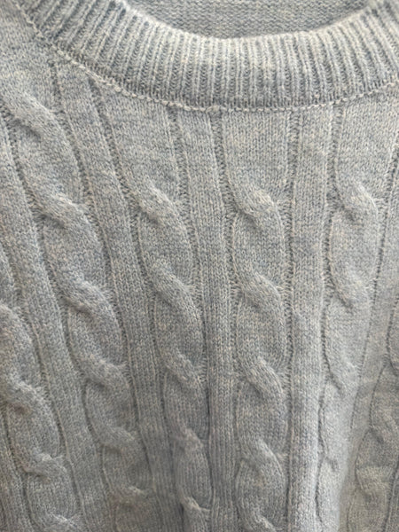 SWEATER TRENZAS CELESTE