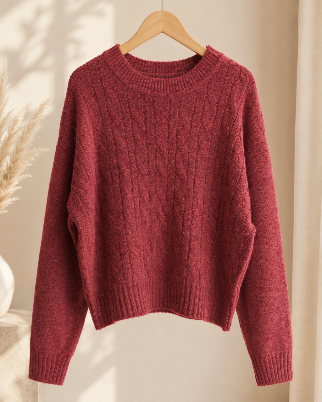 SWEATER TRENZAS  BURDEO