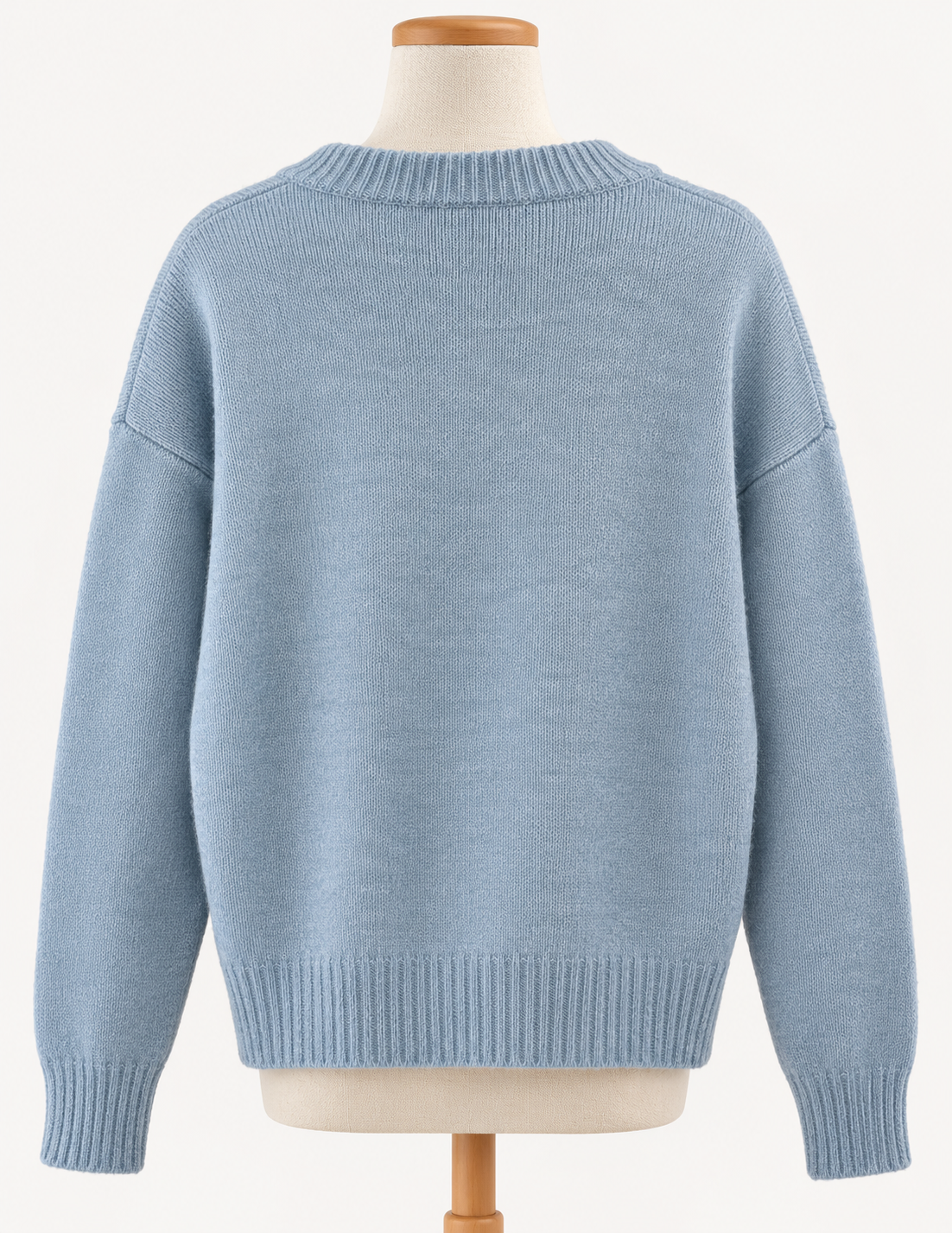 SWEATER TRENZAS CELESTE