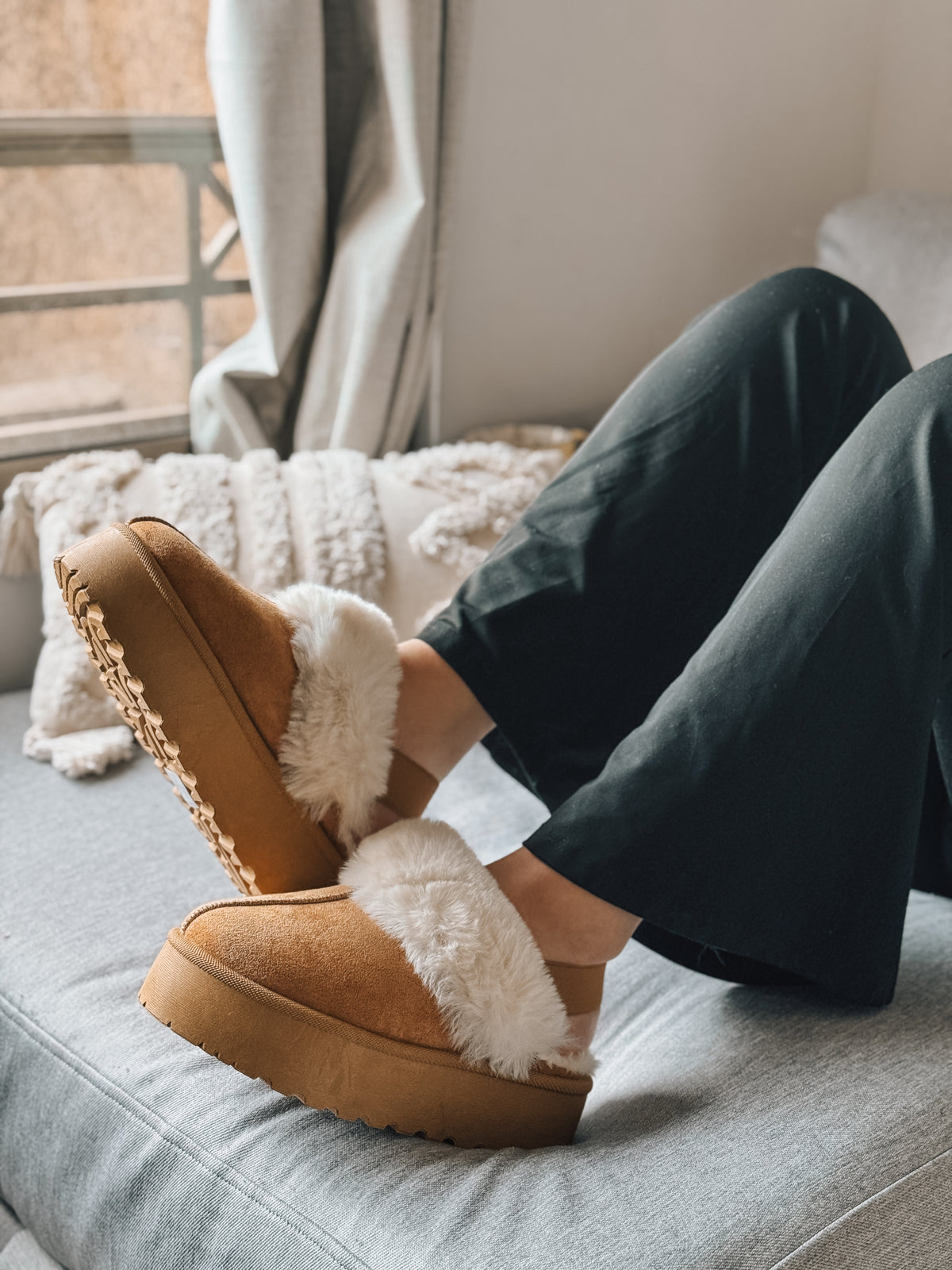 SLIPPERS CAMEL - 35