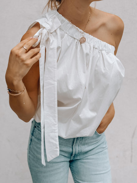 BLUSA GLOBO BLANCO