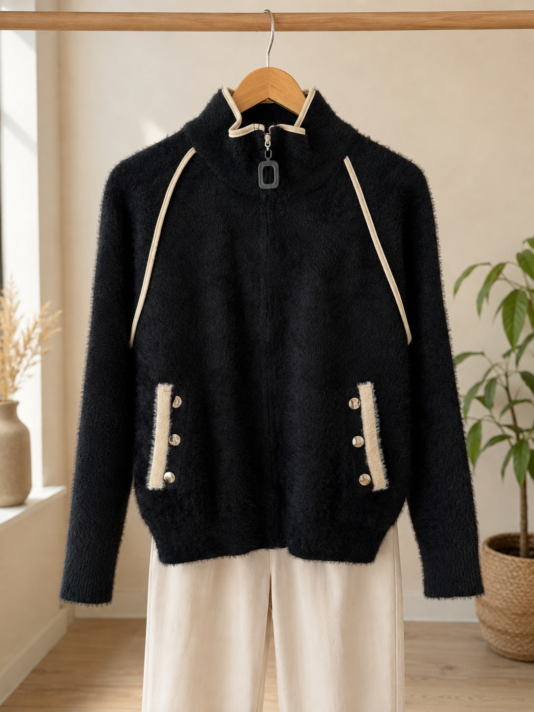 CARDIGAN NEGRO